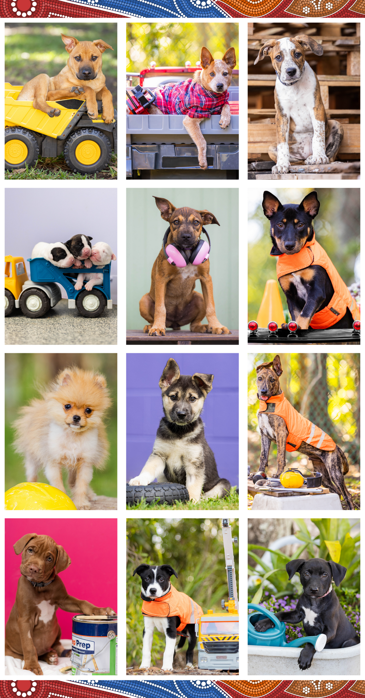 STANDARD Tradie Puppy Calendar 2027