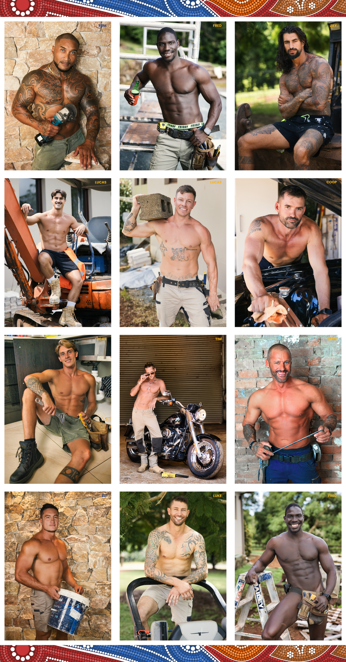 PERSONALISED Tradie Calendar 2027